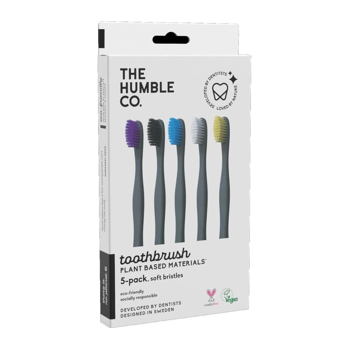 The Humble Co. Brush Plant přírodní zubní kartáček ultra soft 5 ks