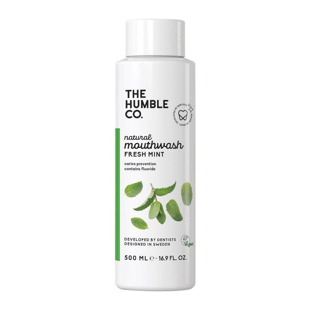 The Humble Co. Přírodní ústní voda Fresh Mint 500 ml