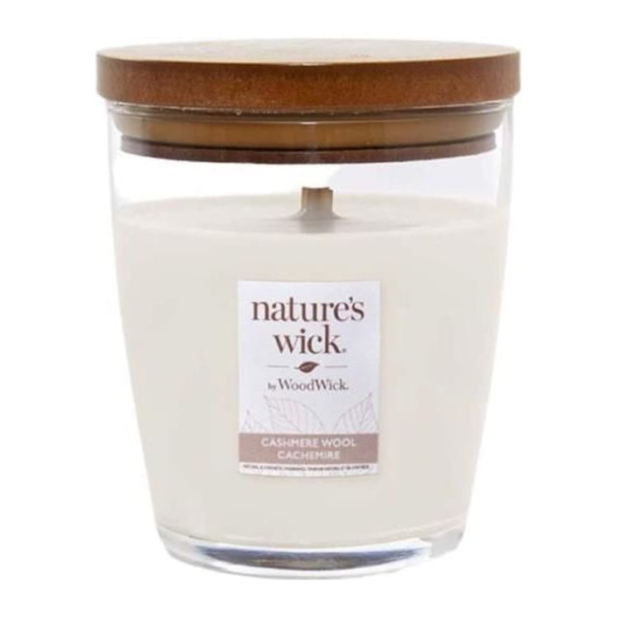 Nature's Wick by WoodWick Wood Wick Tumbler svíčka Cashmere Wool střední