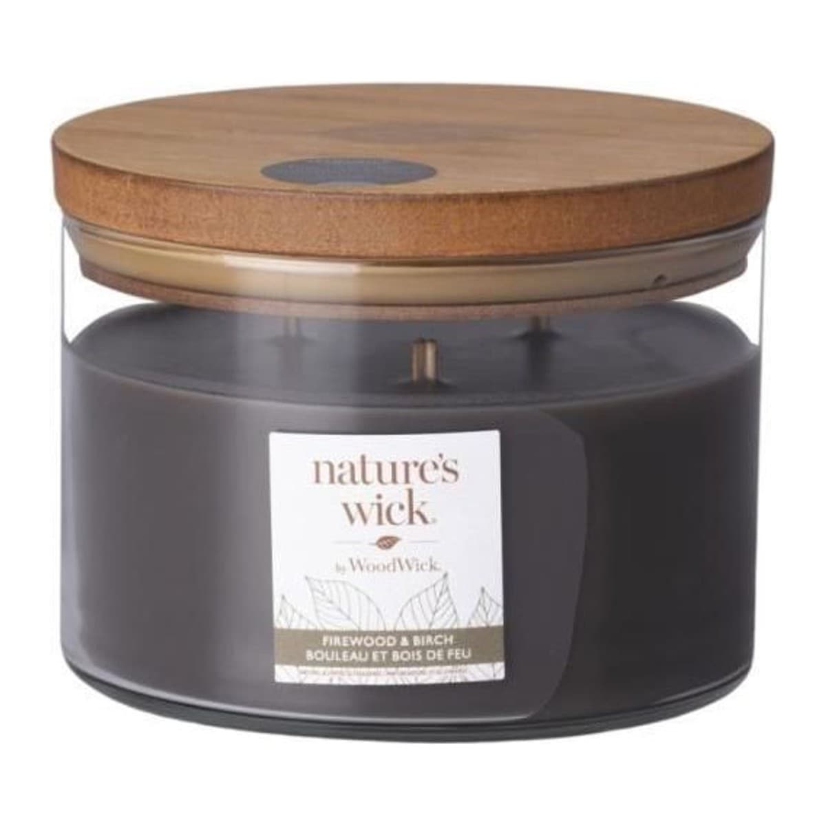 Nature's Wick by WoodWick Wood Wick Tumbler svíčka Firewood & Birch velký 3 knoty