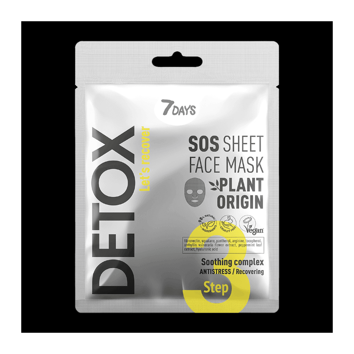7 Days 7days DETOX3 - SOS látková maska 25g