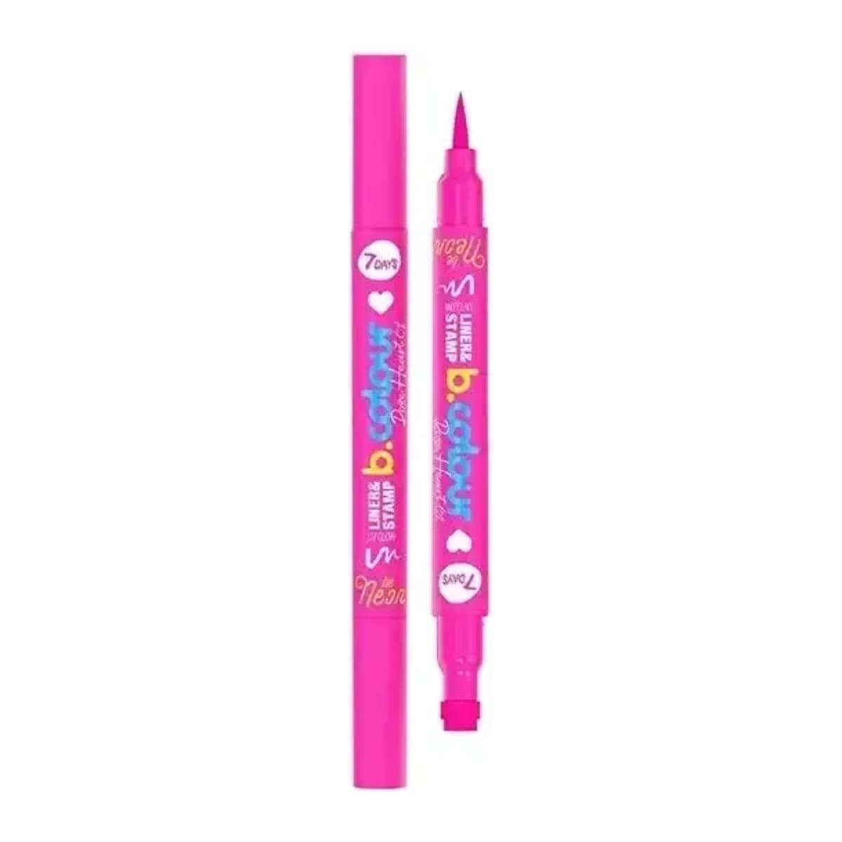 7 Days 7days - linka na obličej a tělo UV glow 01 Rose heart 2ml