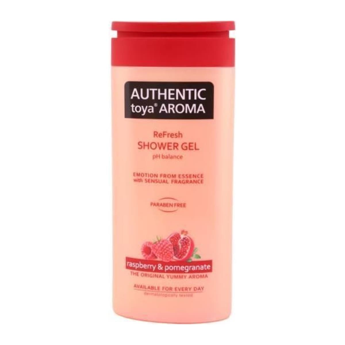 Authentic Toya Aroma sprchový gel raspberry pomegranate 400ml