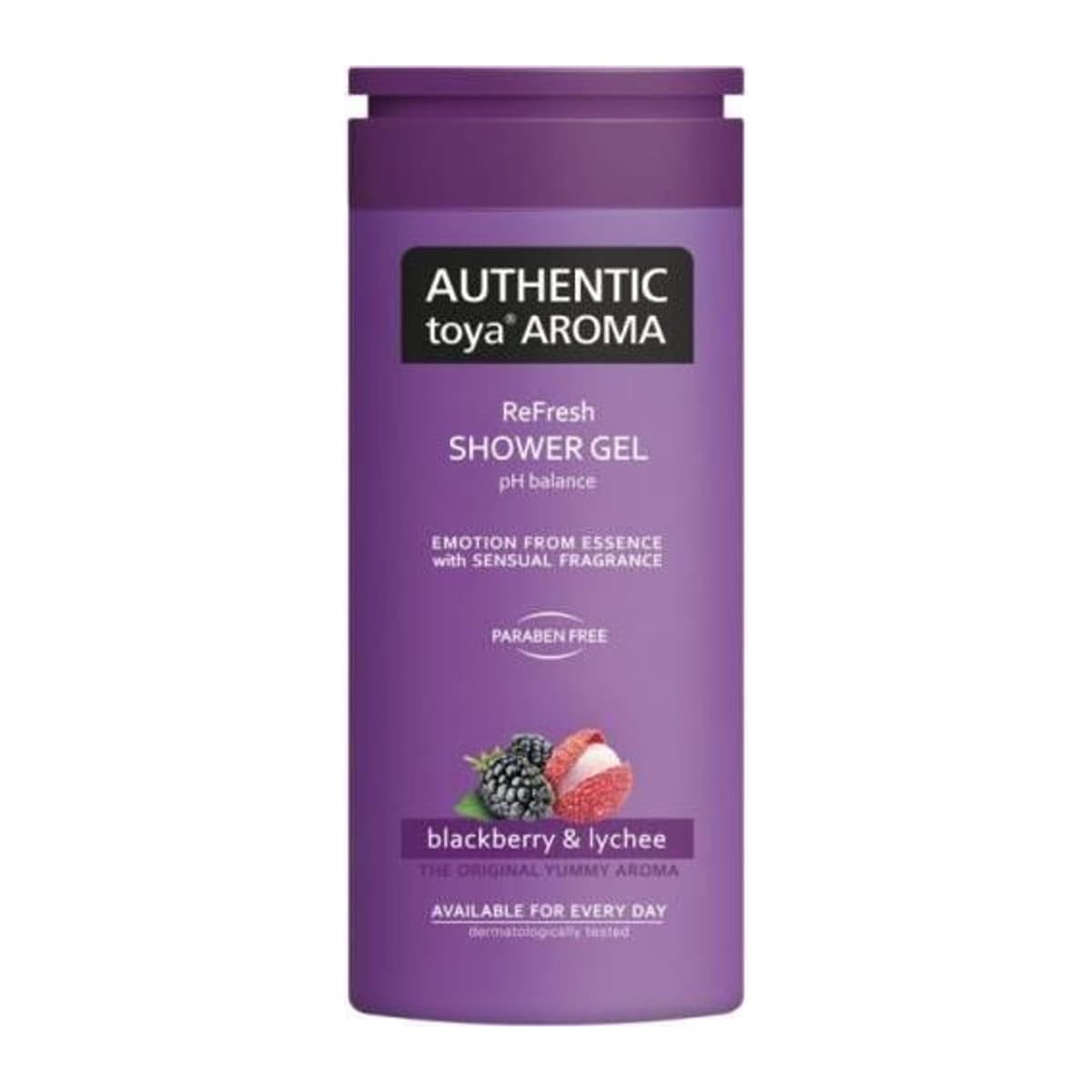 Authentic Toya Aroma sprchový gel blackberry lychee 400ml
