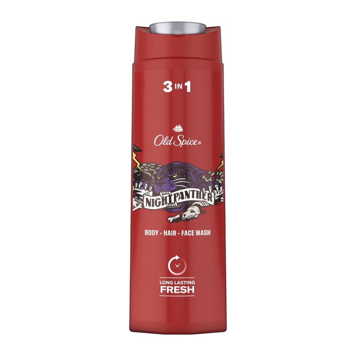 Old Spice Night Panther sprchový gel a šampon 3v1 pro muže 400 ml