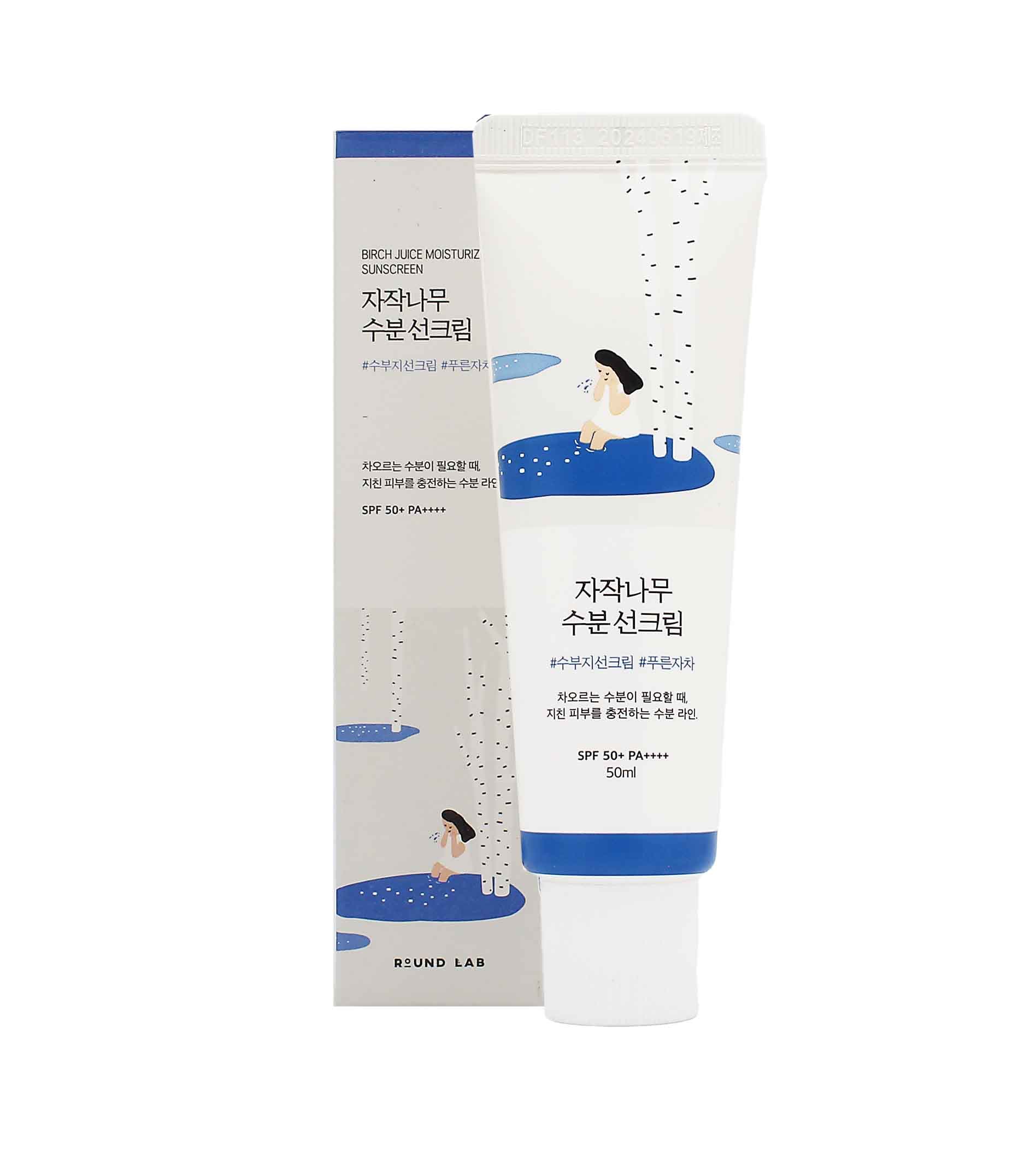 Round Lab Birch Juice Moisturizing Sun Cream SPF50+ 50ml