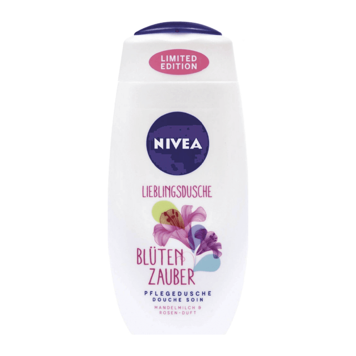 Nivea Rose &amp; Almond Oil sprchový gel 250 ml