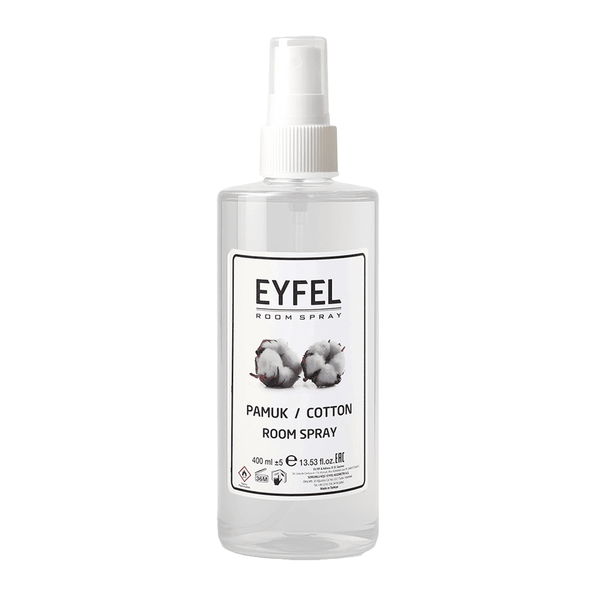 Eyfel Perfume Osvěžovač vzduchu ve spreji Bavlna 400 ml
