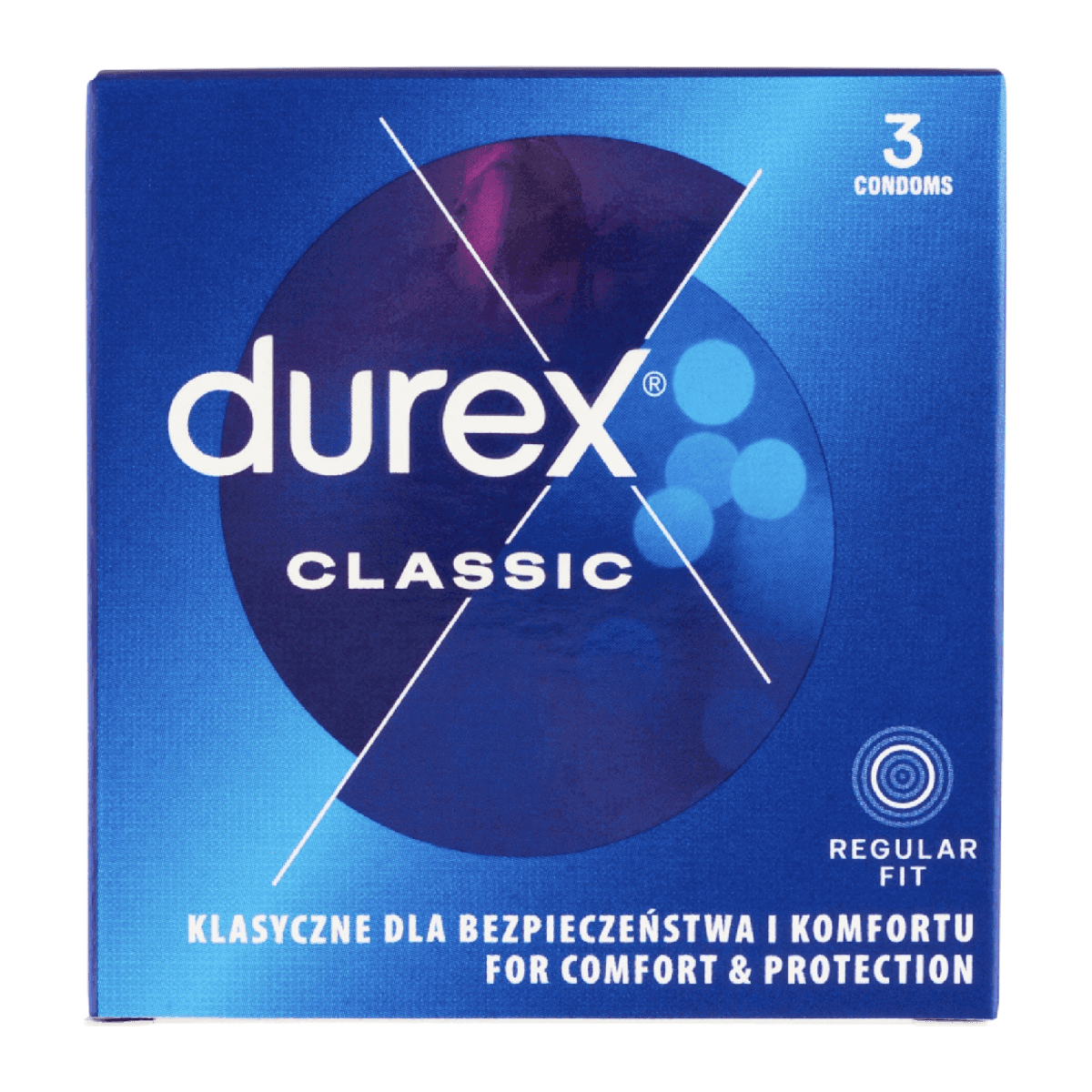 Durex Classic Regular Fit 3 ks