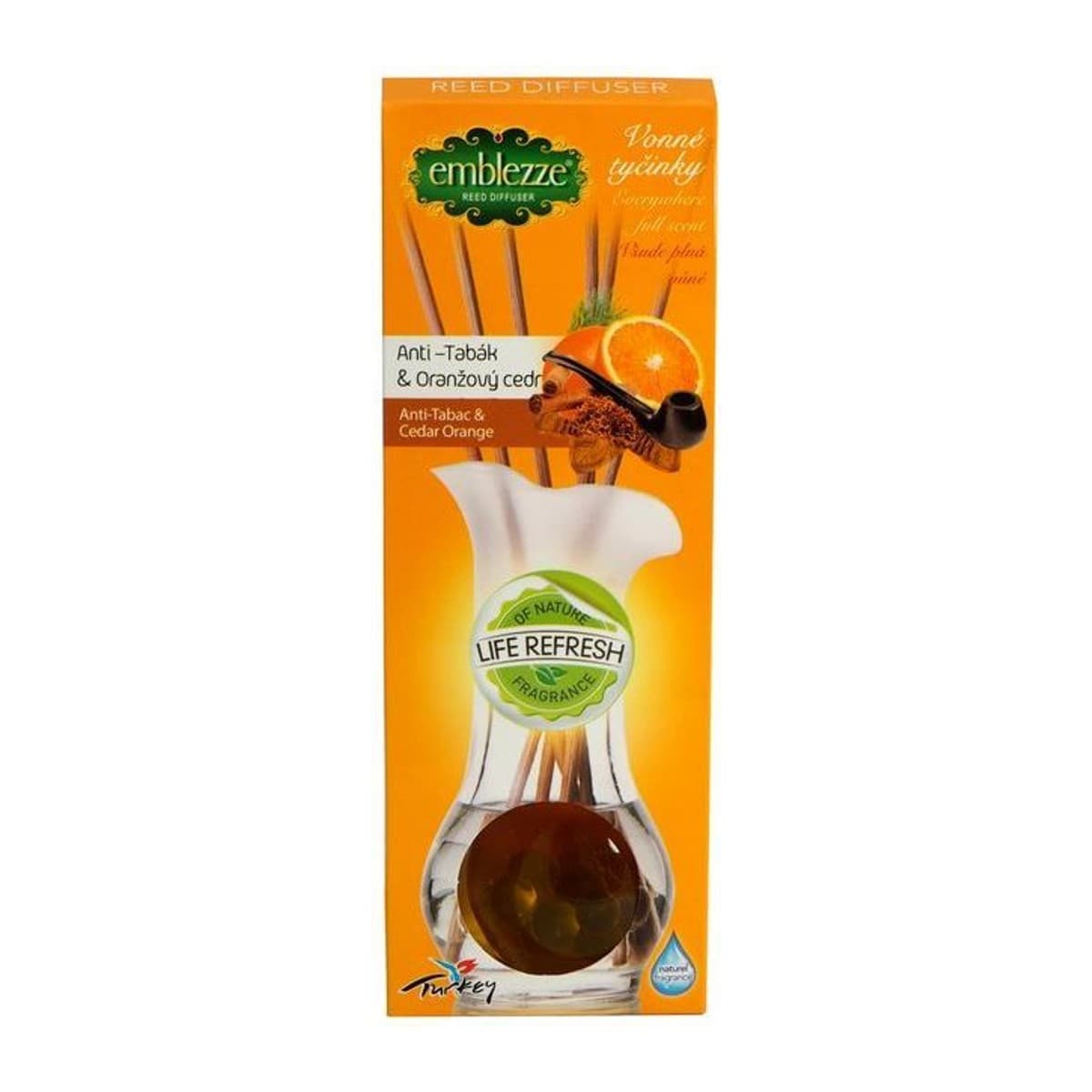 EMB Fresh osvěžovač diffuser anti – tabac & cedar orange 35ML