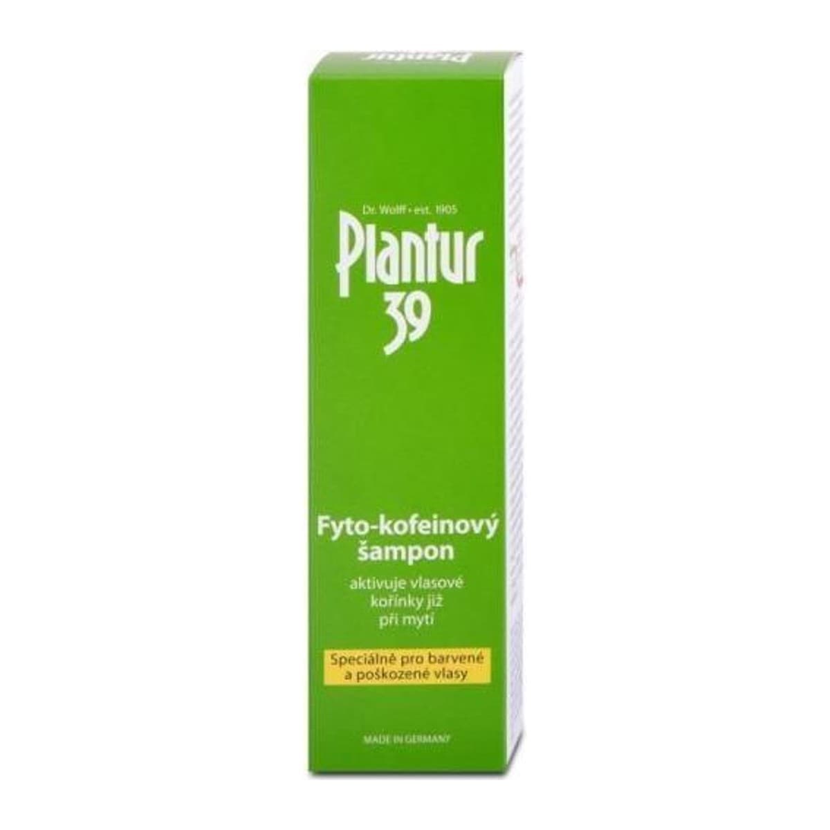 Plantur 39 Fyto-kofeinový šampon 250ml pro barvené a poškozené vlasy