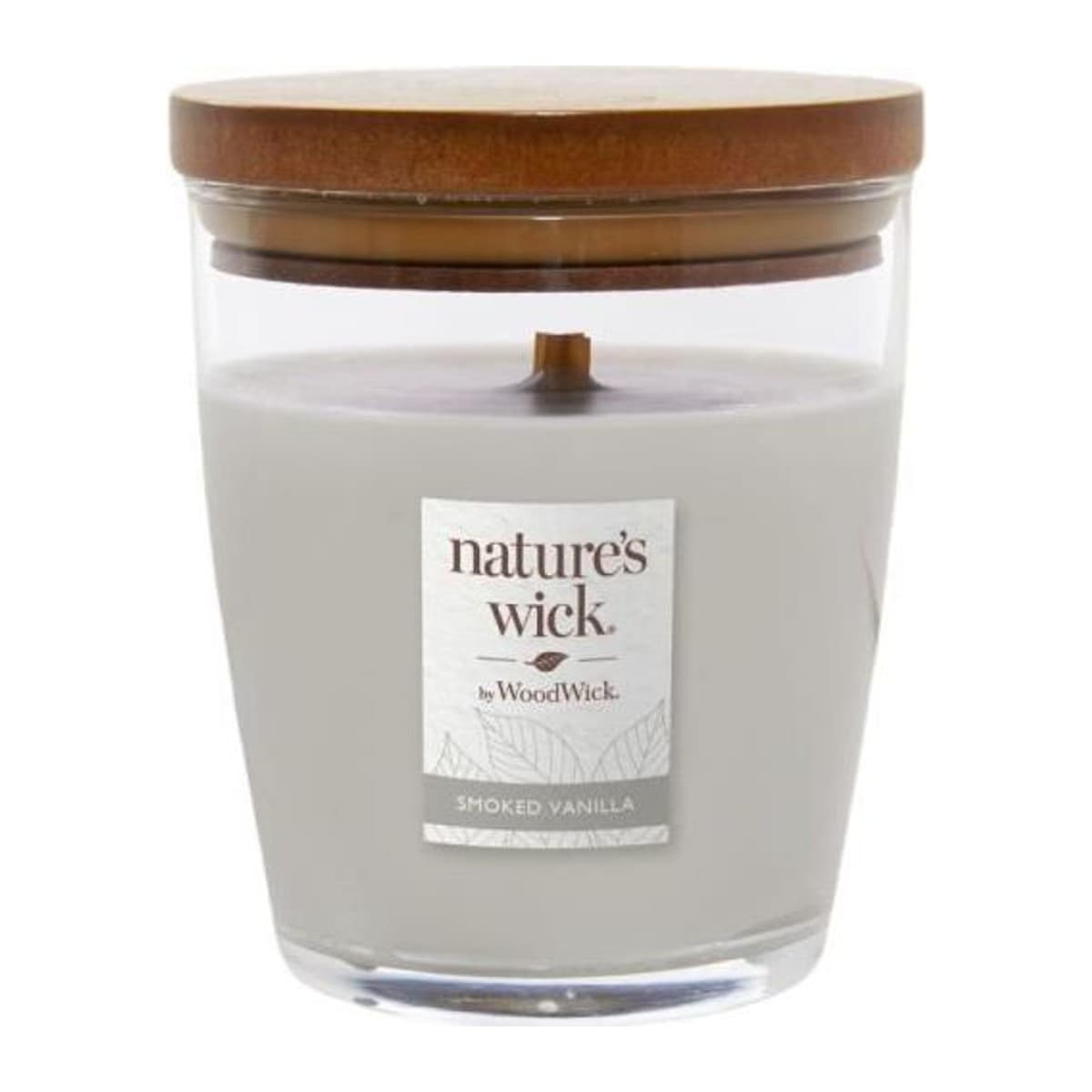 Nature's Wick by WoodWick Wood Wick Tumbler svíčka Smoked Vanilla střední