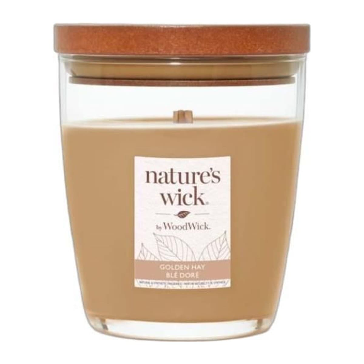 Nature's Wick by WoodWick Wood Wick Tumbler svíčka Golden Hay střední