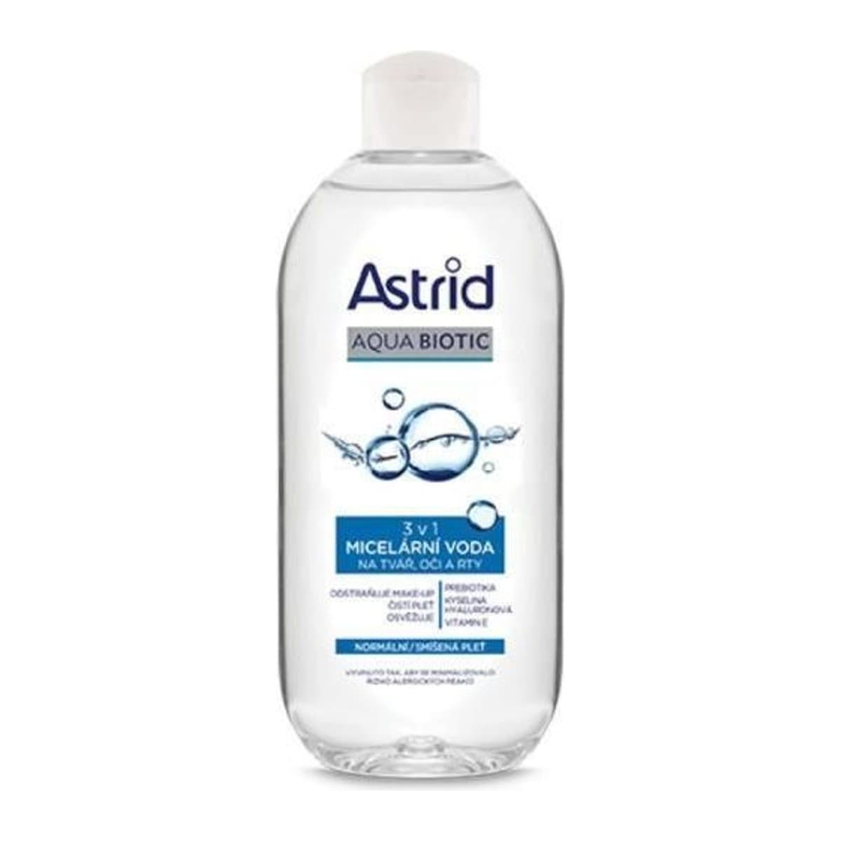 Astrid aqua biotic micelární voda normální smíšená pleť 400ml