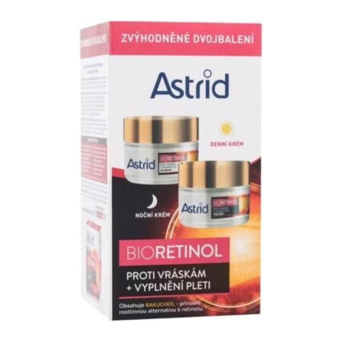 Astrid duopack Bioretinol den+noc 2x50ml