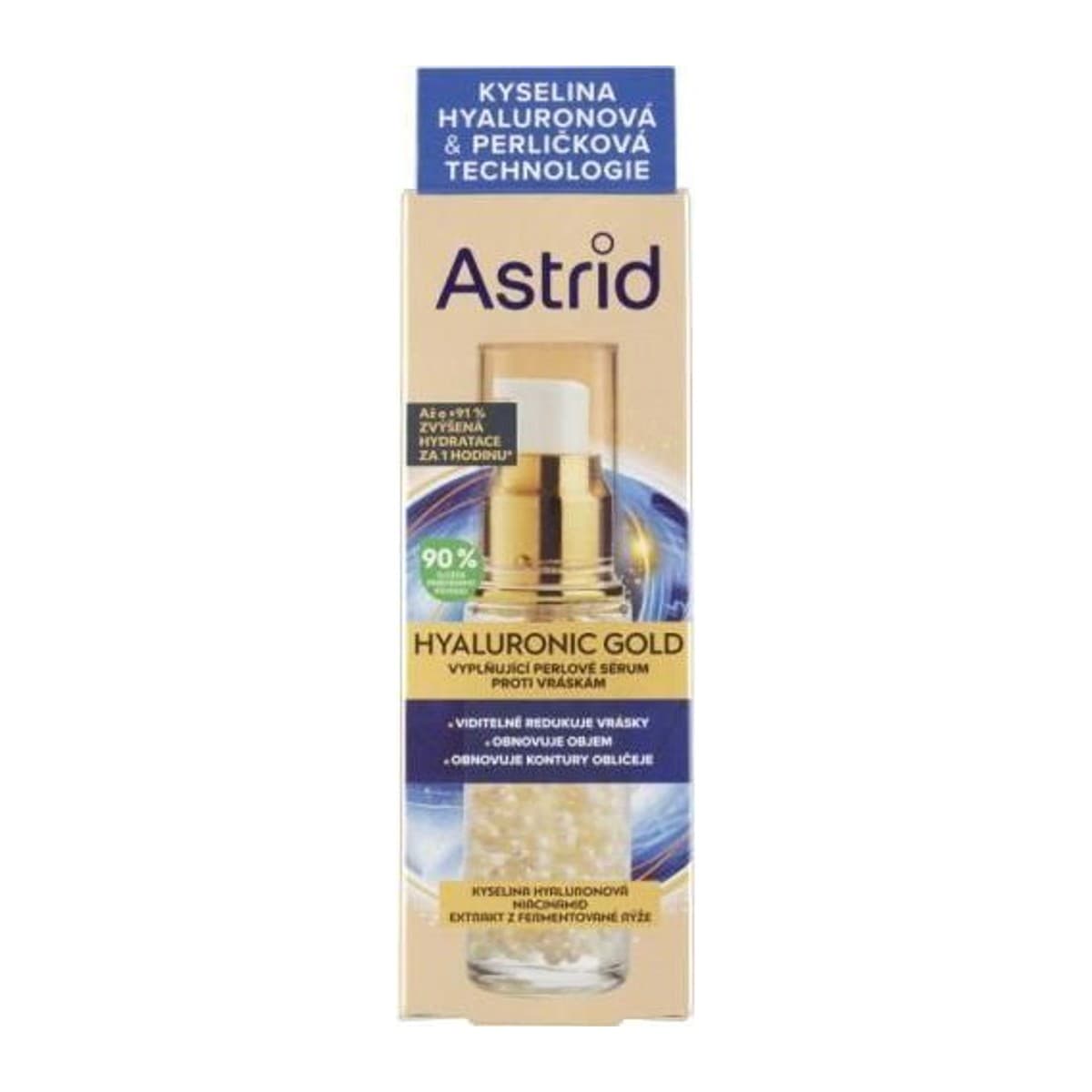 Astrid Hyaluronic Gold sérum s niacinamidem 30ml