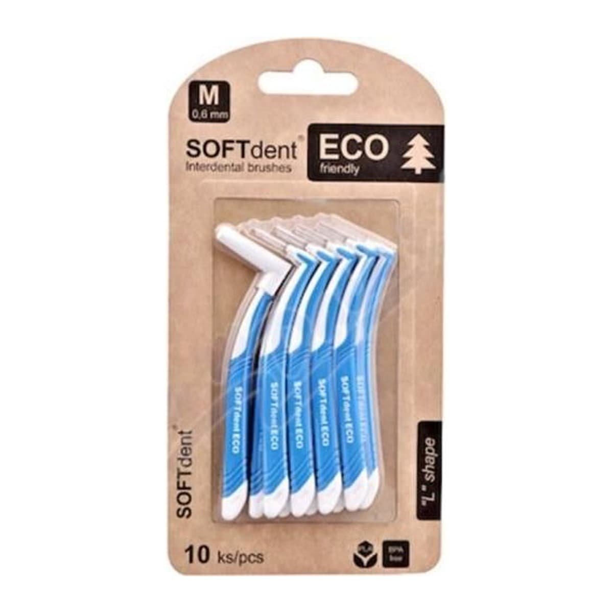 Soft Dent Eco mezizubní kartáček 10ks 0,6mm