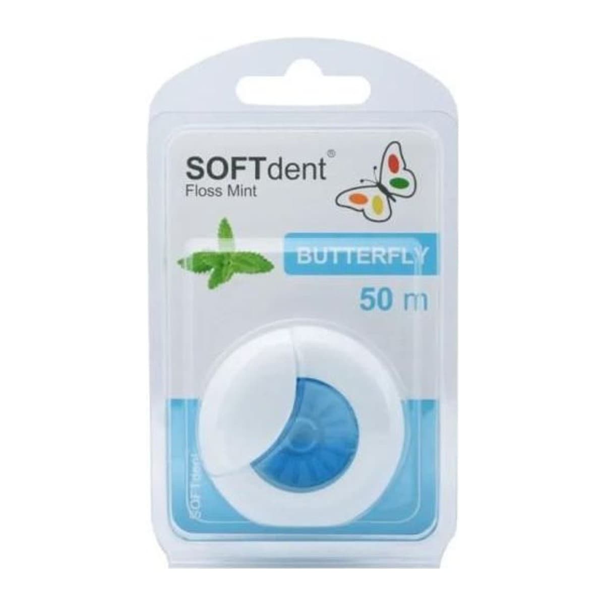 Soft Dent butterfly dentální nit 50m mix barev