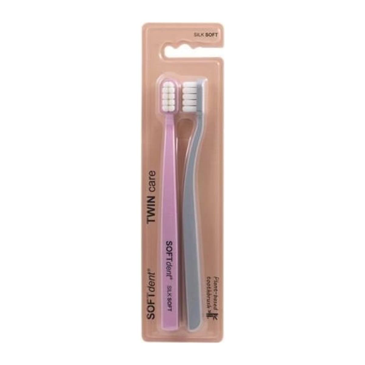 Soft Dent TWIN zubní kartáček 2ks Extra jemný