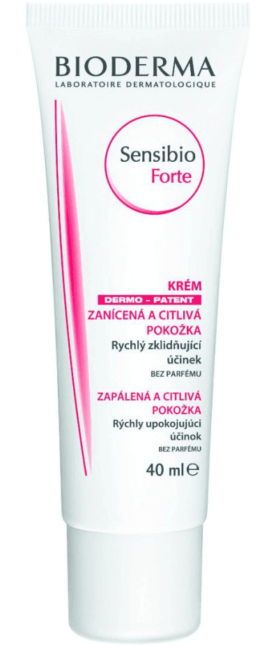 Bioderma Sensibio Forte okamžitá zklidňující péče o pleť při pálení a začervenání 40 ml