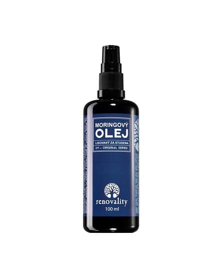 Renovality Original Series moringový olej lisovaný za studena 100 ml s pumpičkou