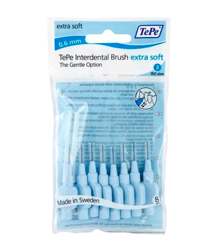 TePe Extra Soft interdental brushes 0,6mm 8 ks