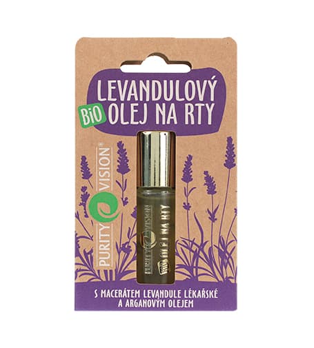 Purity Vision Bio levandulový olej na rty 10 ml