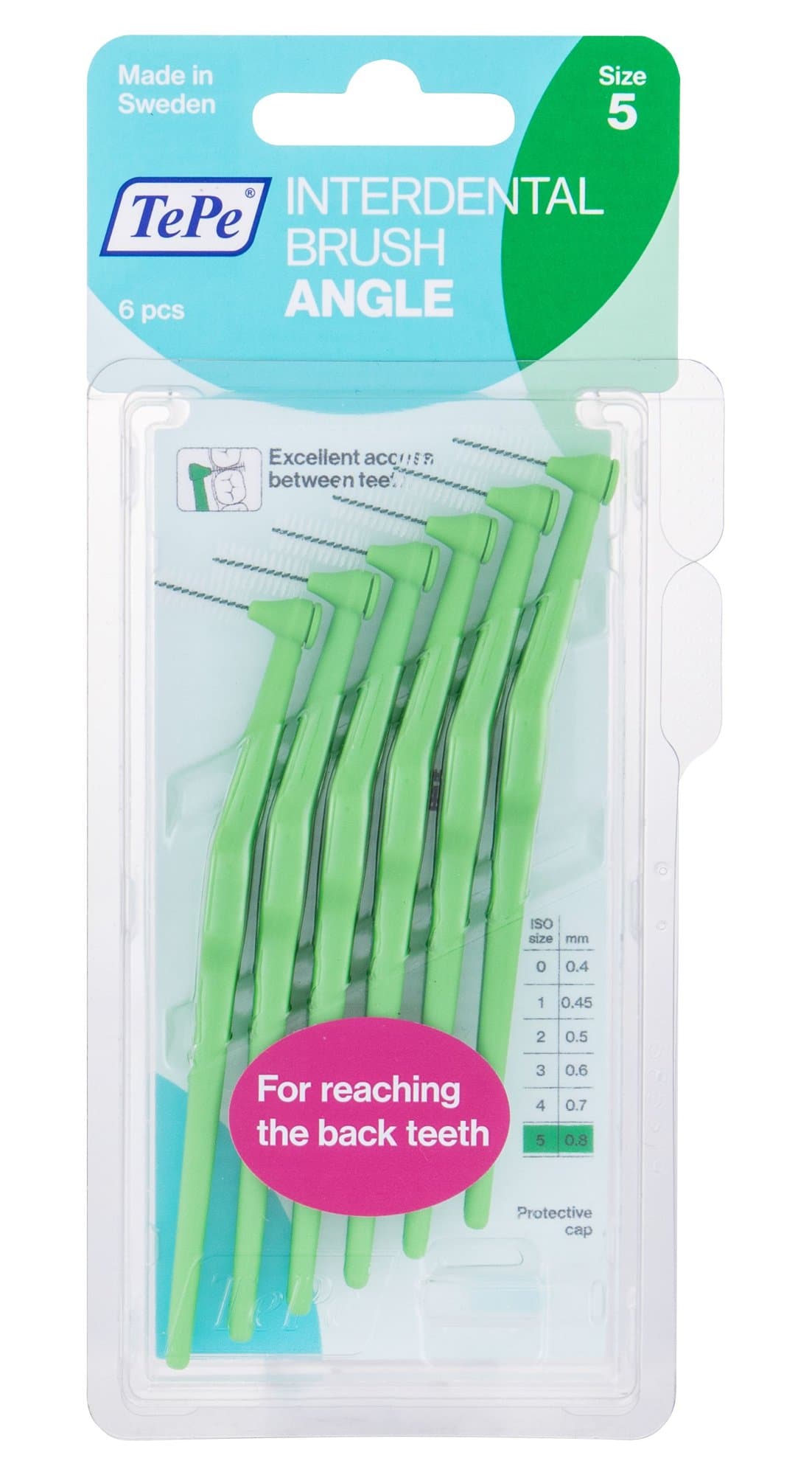 TePe Angle interdental brushes 0,8mm 6 ks