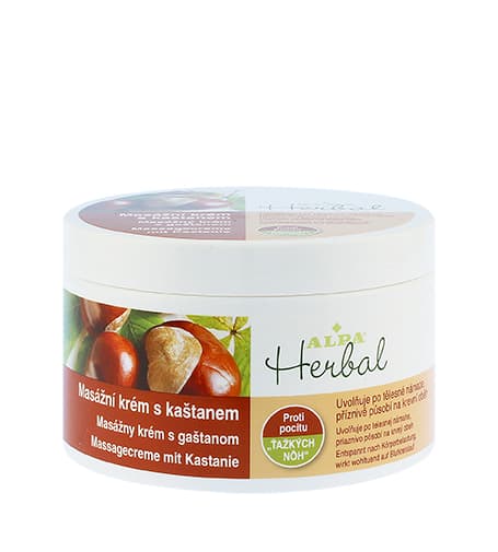 Alpa Herbal Massage Cream with Chestnut 250ml