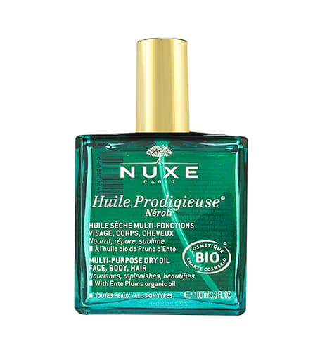 Nuxe Bio Huile Prodigieuse Néroli Multi-purpose Dry Oil for Face Body And Hair 100ml