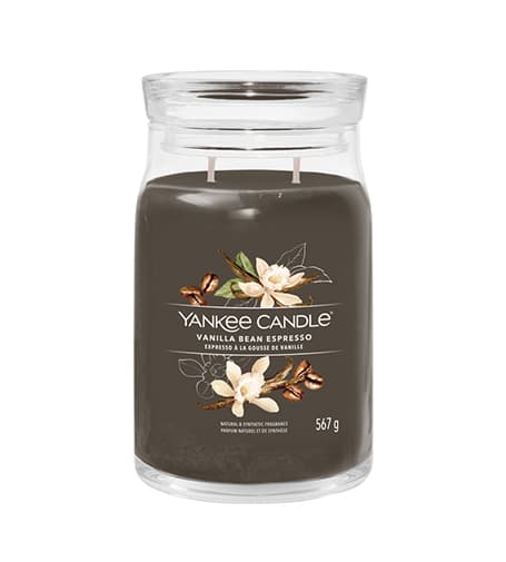 Yankee Candle Signature Vanilla Bean Espresso vonná svíčka 567 g