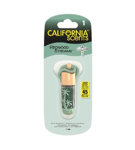 California Scents Hanging Vial Redwood Streams vůně do auta 5 ml