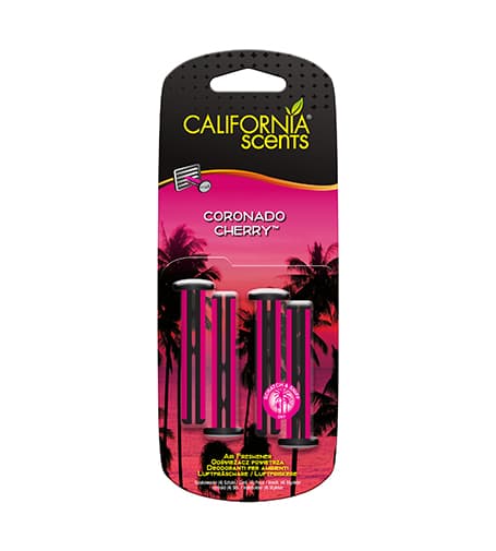 California Scents Vent Stick Coronado Cherry vůně do auta 4 ks