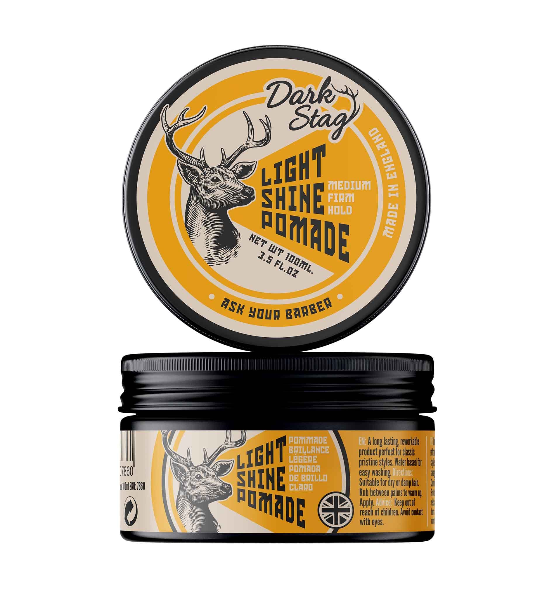 Dark Stag Light Shine Pomade 100ml