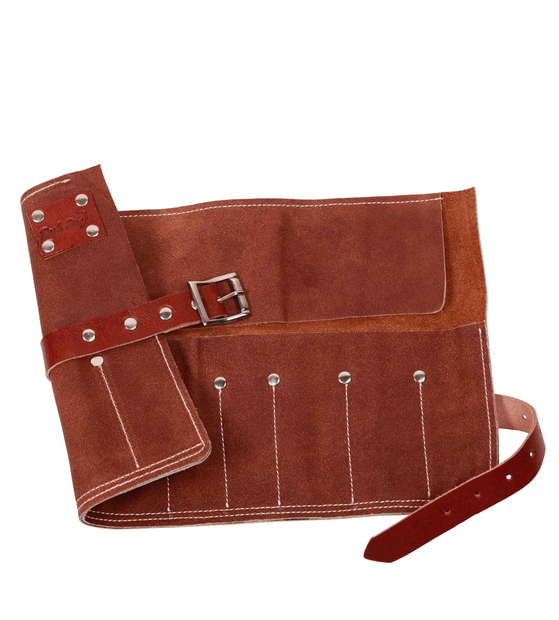 Dark Stag Barber Tool Roll Leather 70x90x280mm