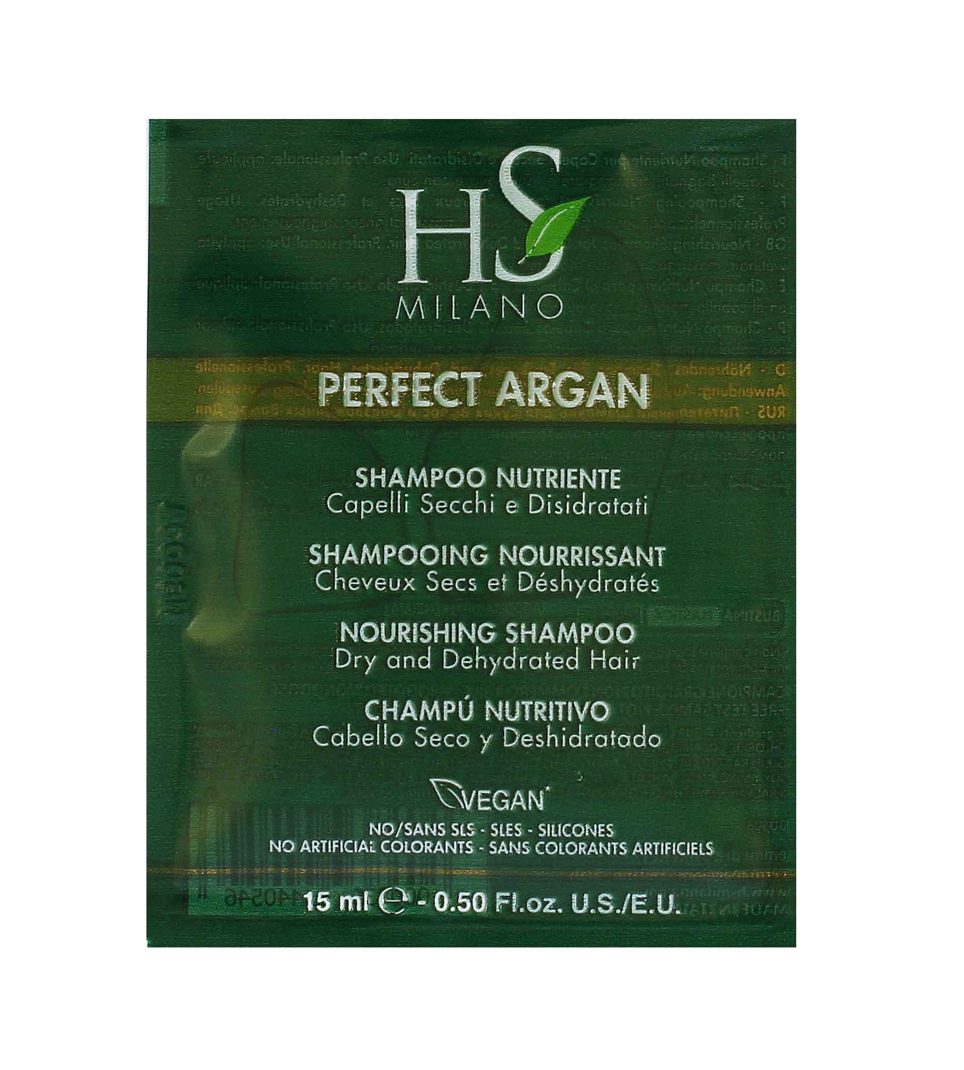 HS Milano Perfect Argan Shampoo Sachet 15ml