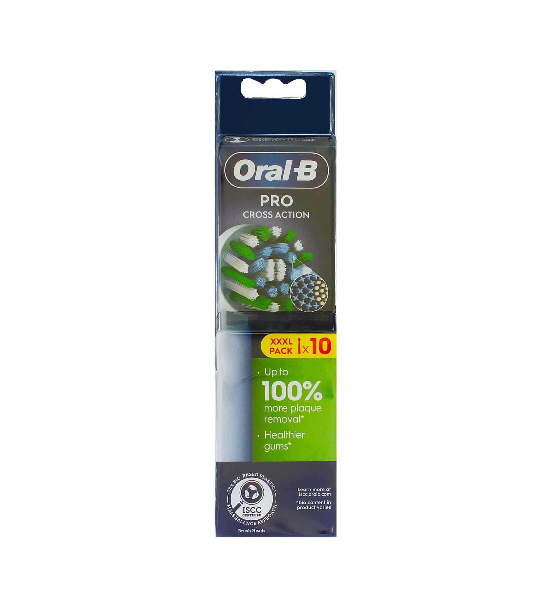 Oral-B Pro Cross Action Replacement Toothbrush Heads 10ks