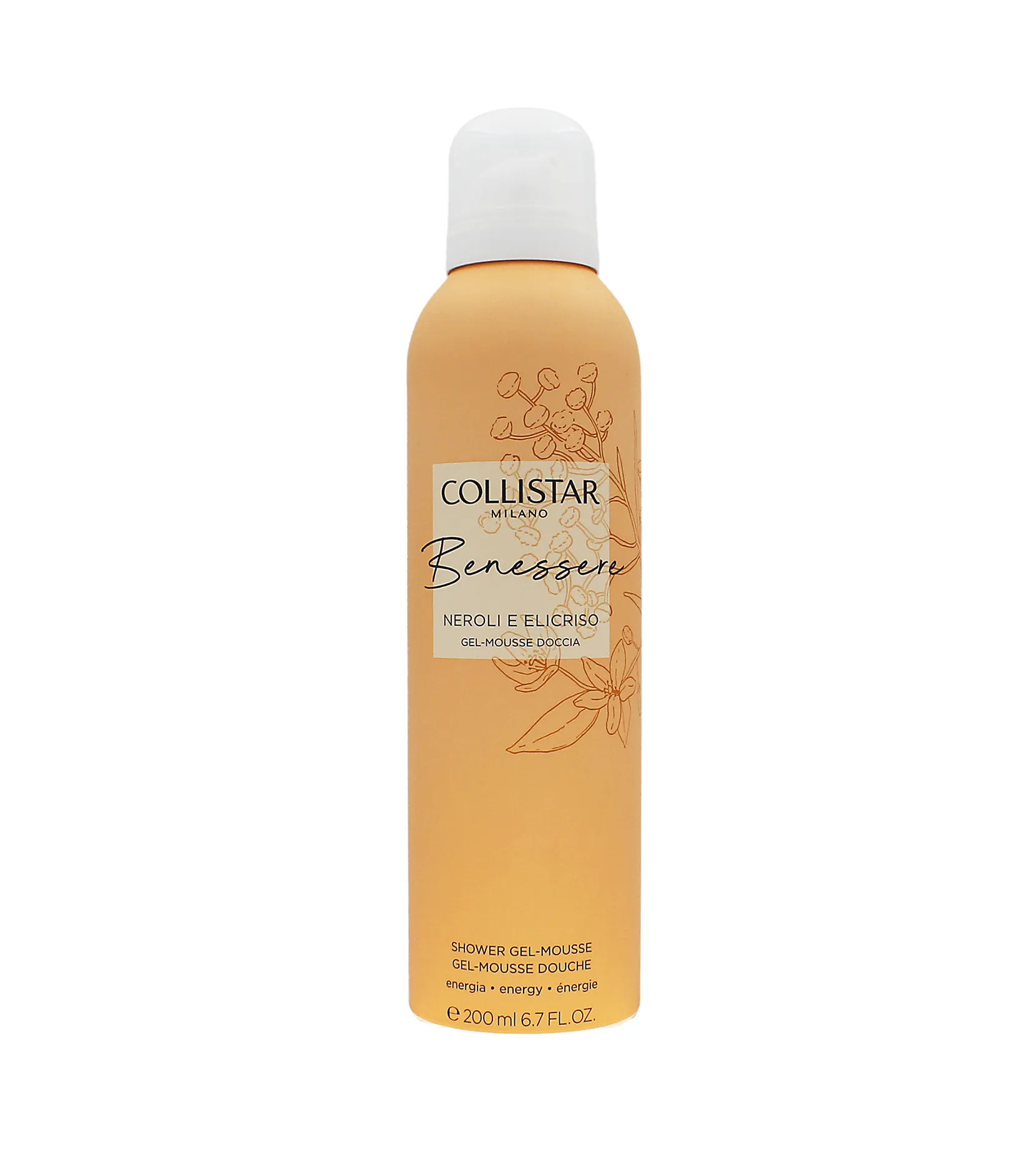 Collistar Benessere Neroli and Helichrysum Shower Gel-Mousse 200ml