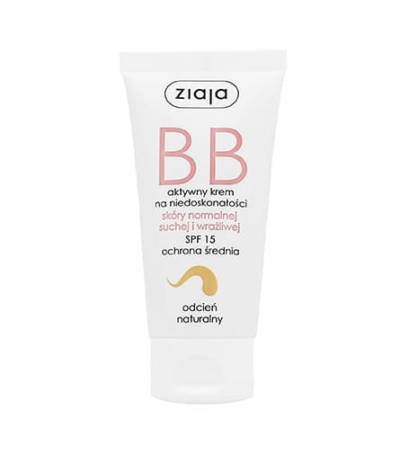 Ziaja BB Cream Normal, Dry & Sensitive Skin BB cream for normal and dry skin SPF 15 50 ml Natural