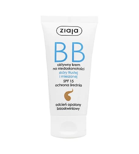 Ziaja BB Cream Oily & Combination Skin BB cream for oily and combination skin SPF 15 50 ml Dark