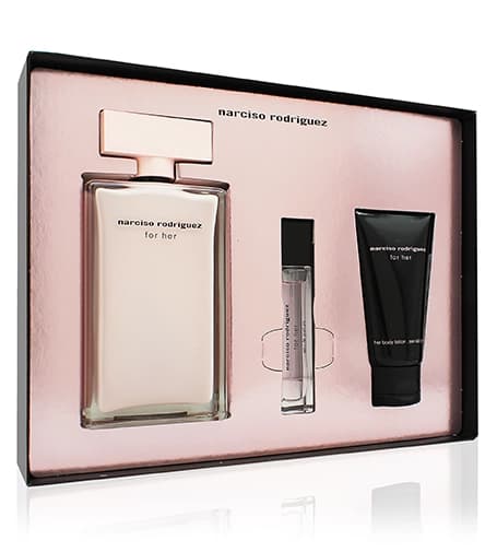 Narciso Rodriguez For Her SET W (EDP 100ml + BL 50ml + EDP 10ml)