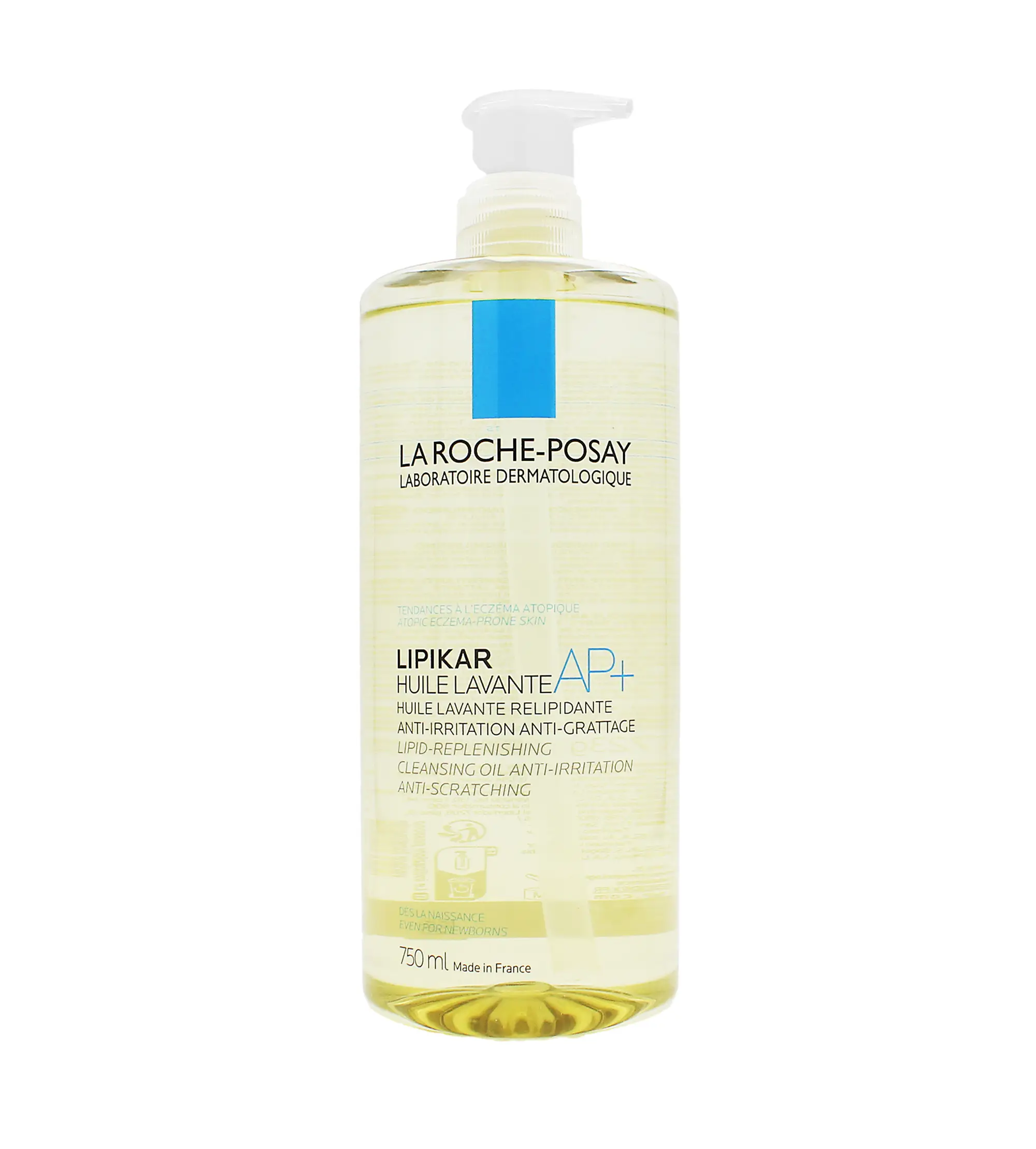 La Roche-Posay Lipikar AP+ emollient relipidating cleansing oil against irritation 750 ml