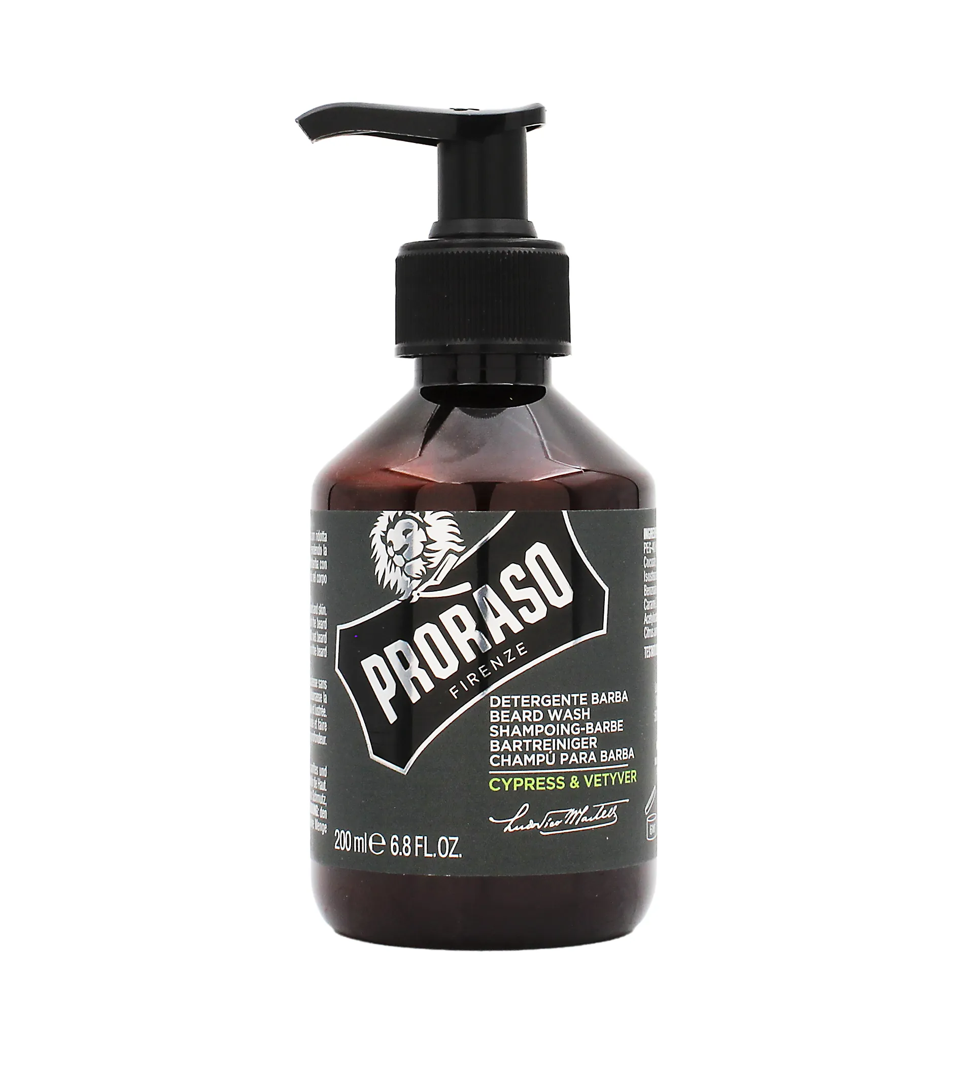PRORASO Cypress & Vetyver Beard Wash 200ml