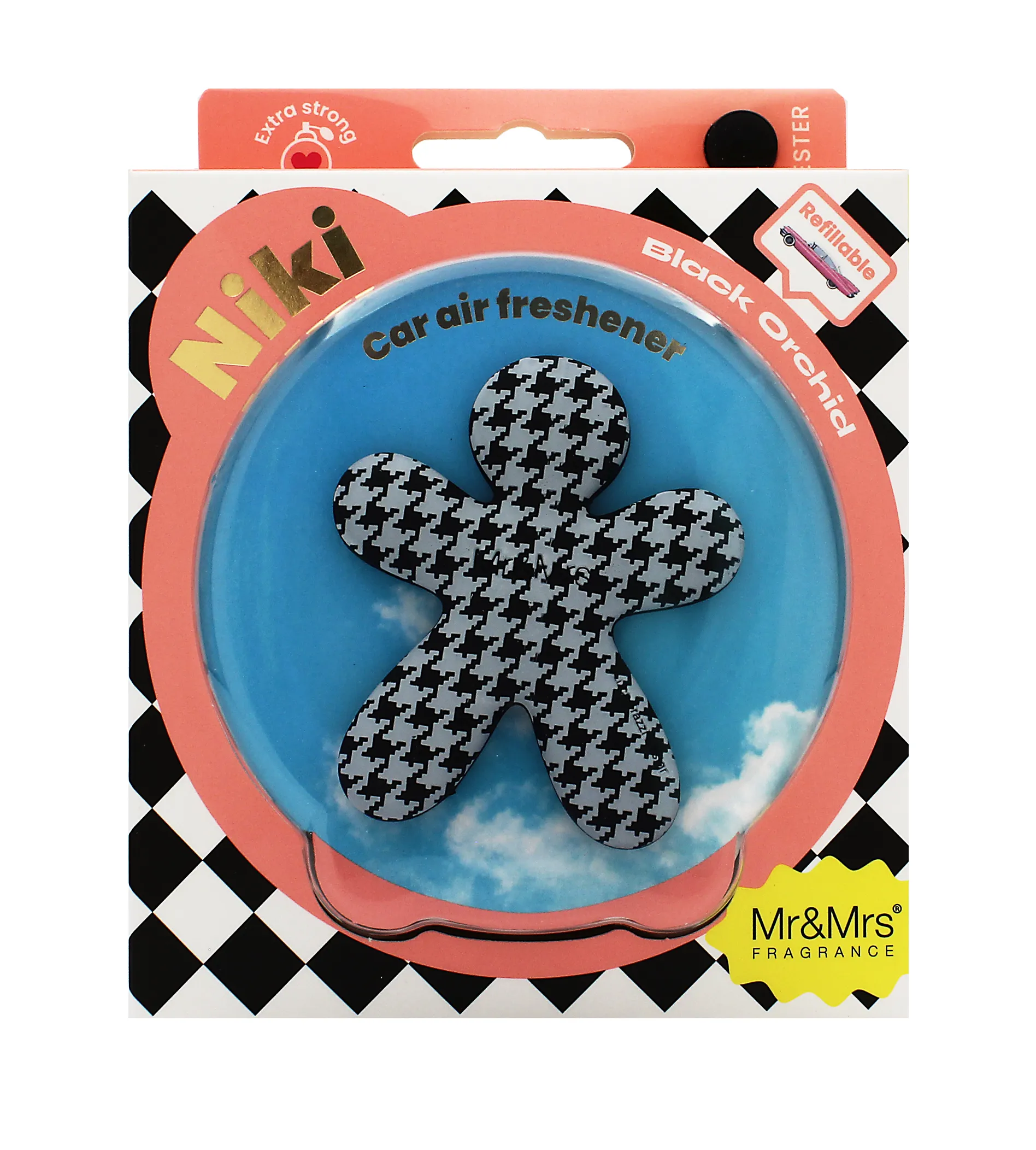 Mr&Mrs Fragrance Niki BIG Classic Black Orchid Car Air Freshener