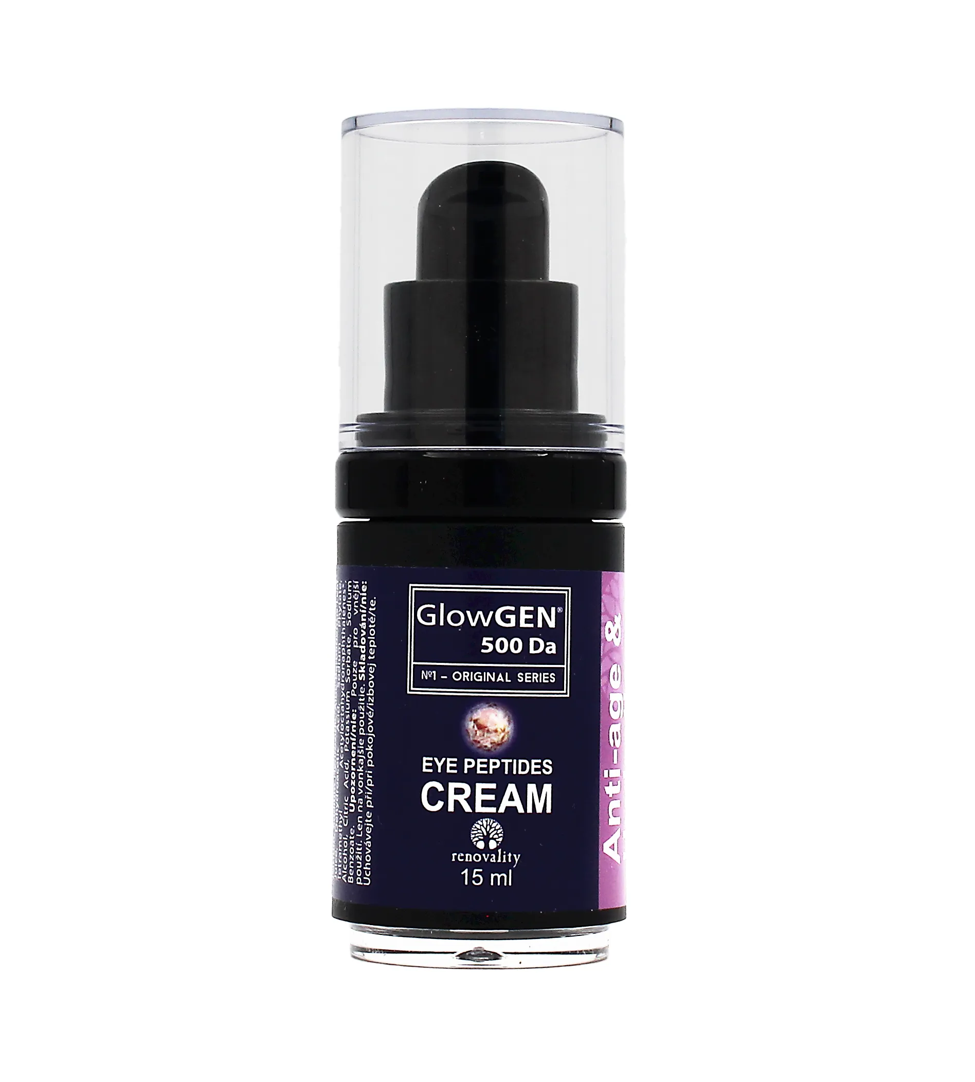 Renovality GlowGEN 500 Da Eye Peptides Cream 15ml