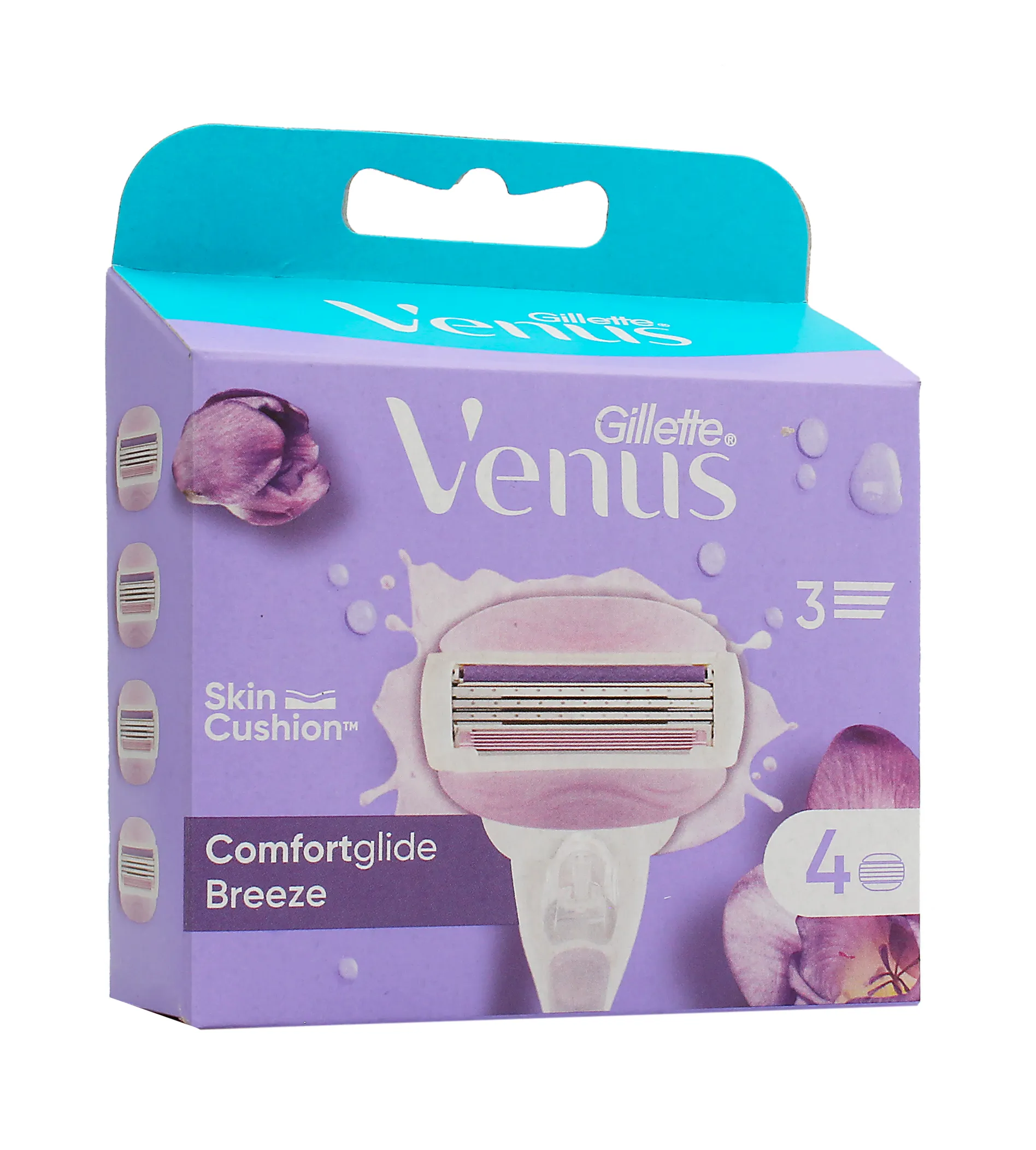 Gillette Venus Comfortglide Breeze Replacement Heads 4pcs