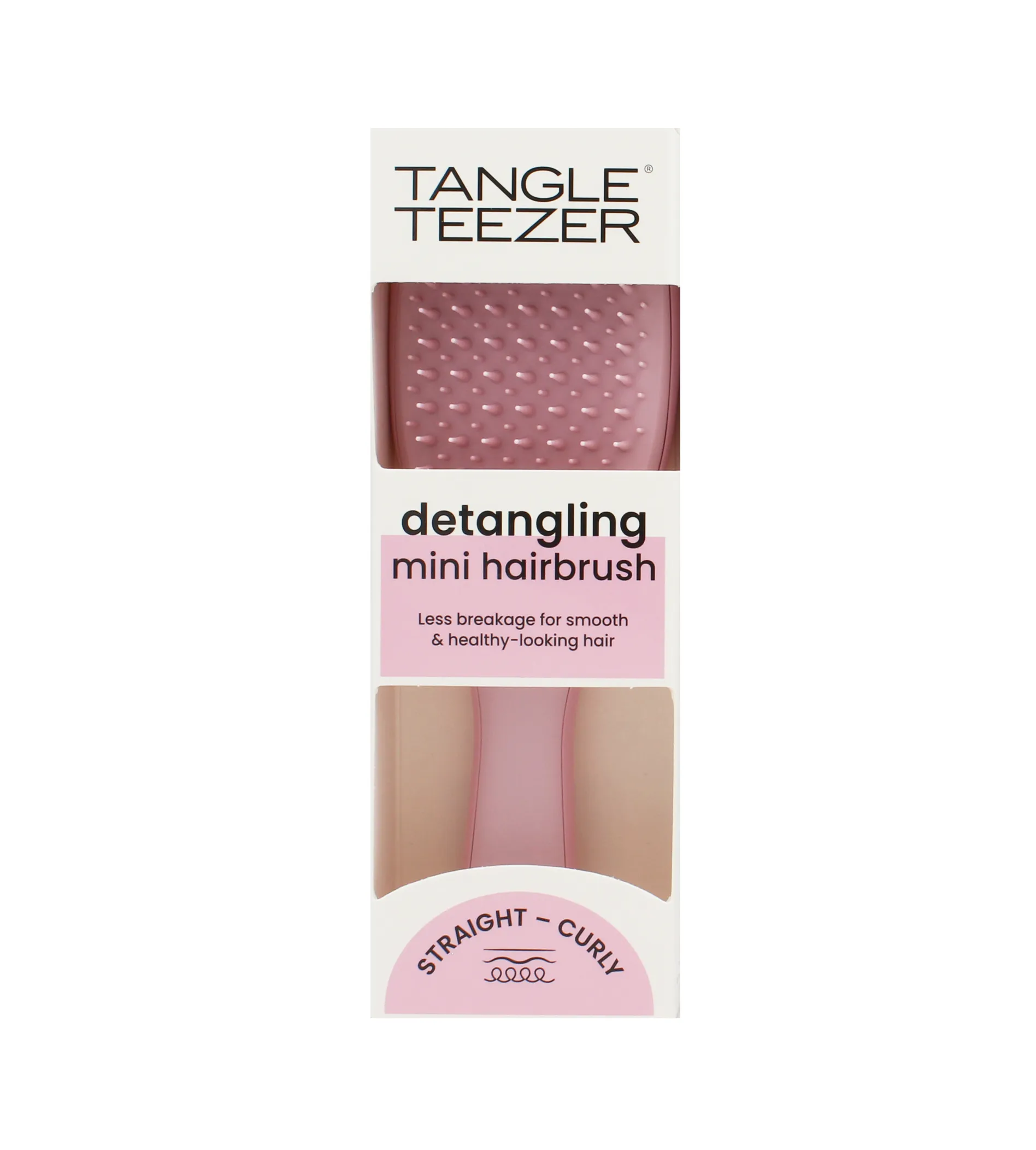 Tangle Teezer The Ultimate Detangler Mini Detangling Hairbrush Millennial Pink