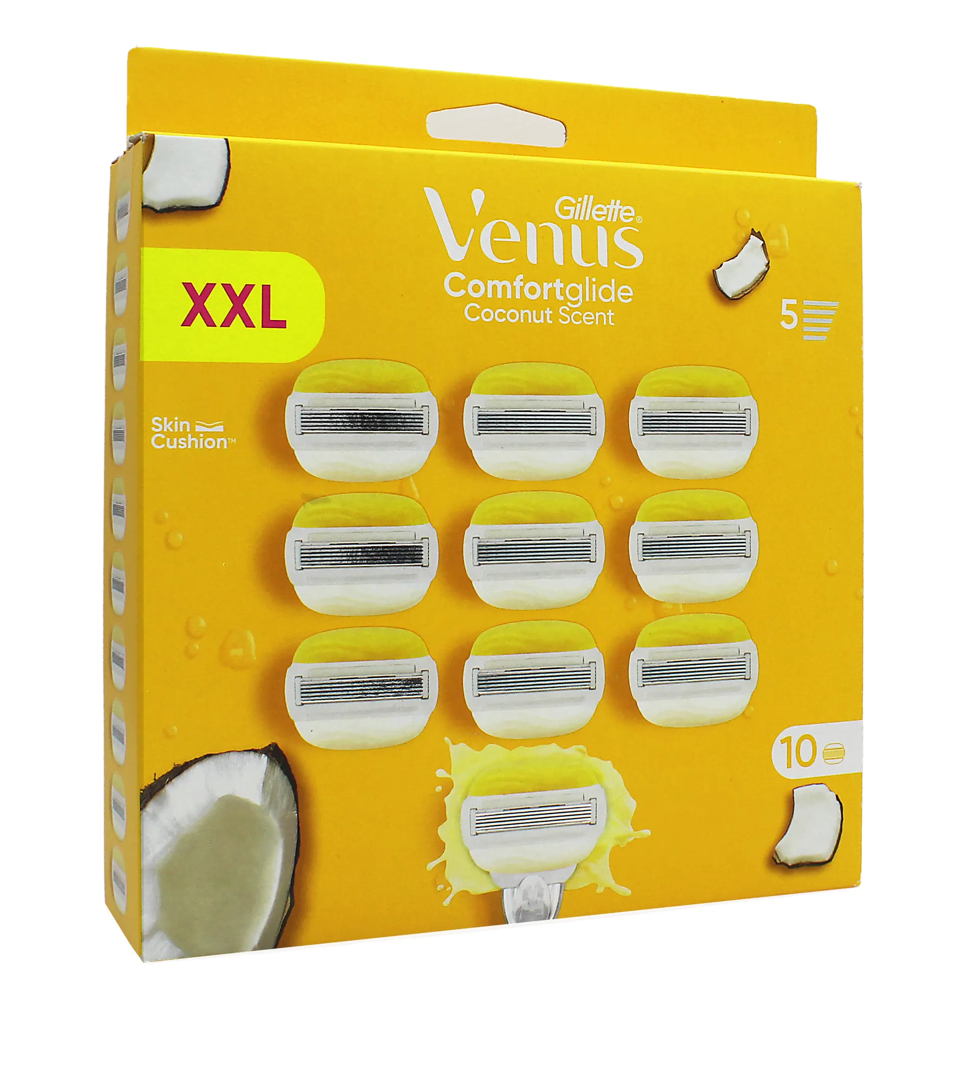 Gillette Venus ComfortGlide Coconut & Olay Replacement Heads 10pcs