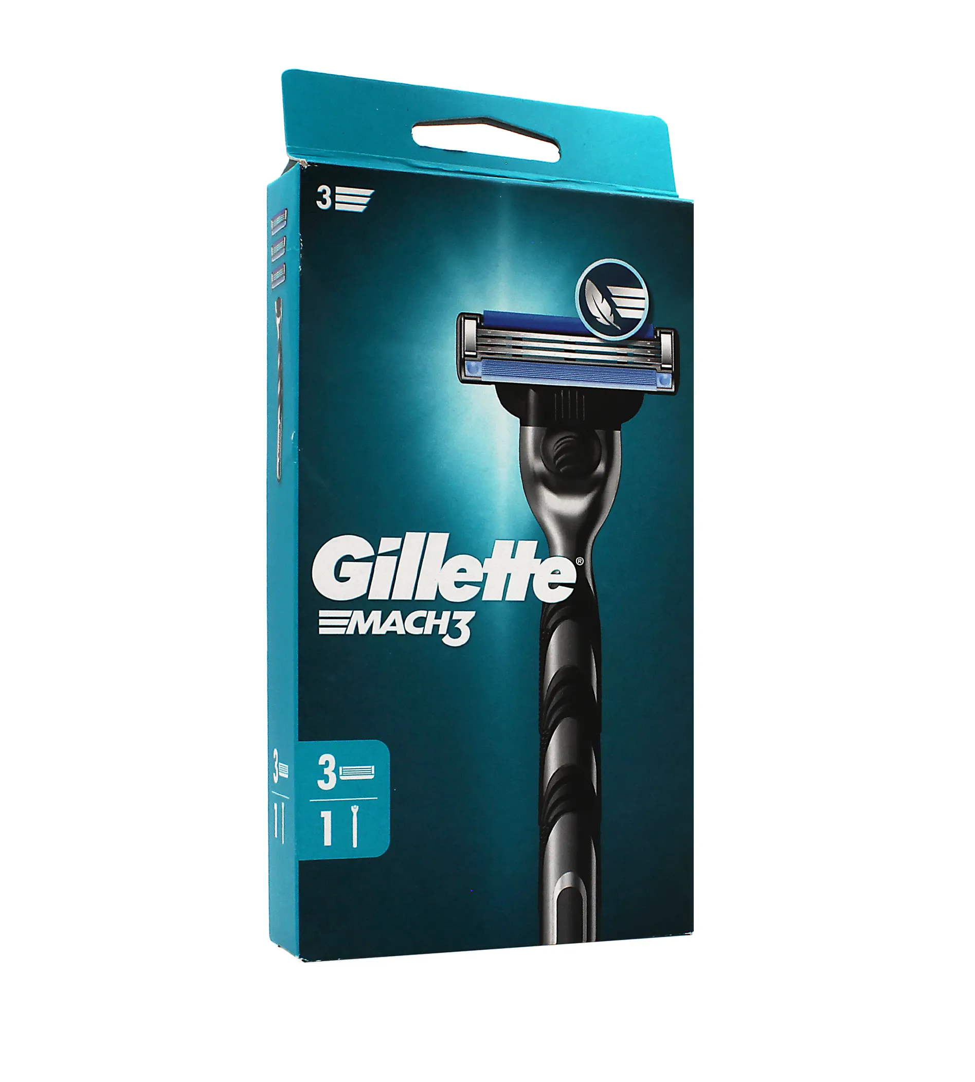 Gillette Mach3 Razor + Spare Blades 3pcs