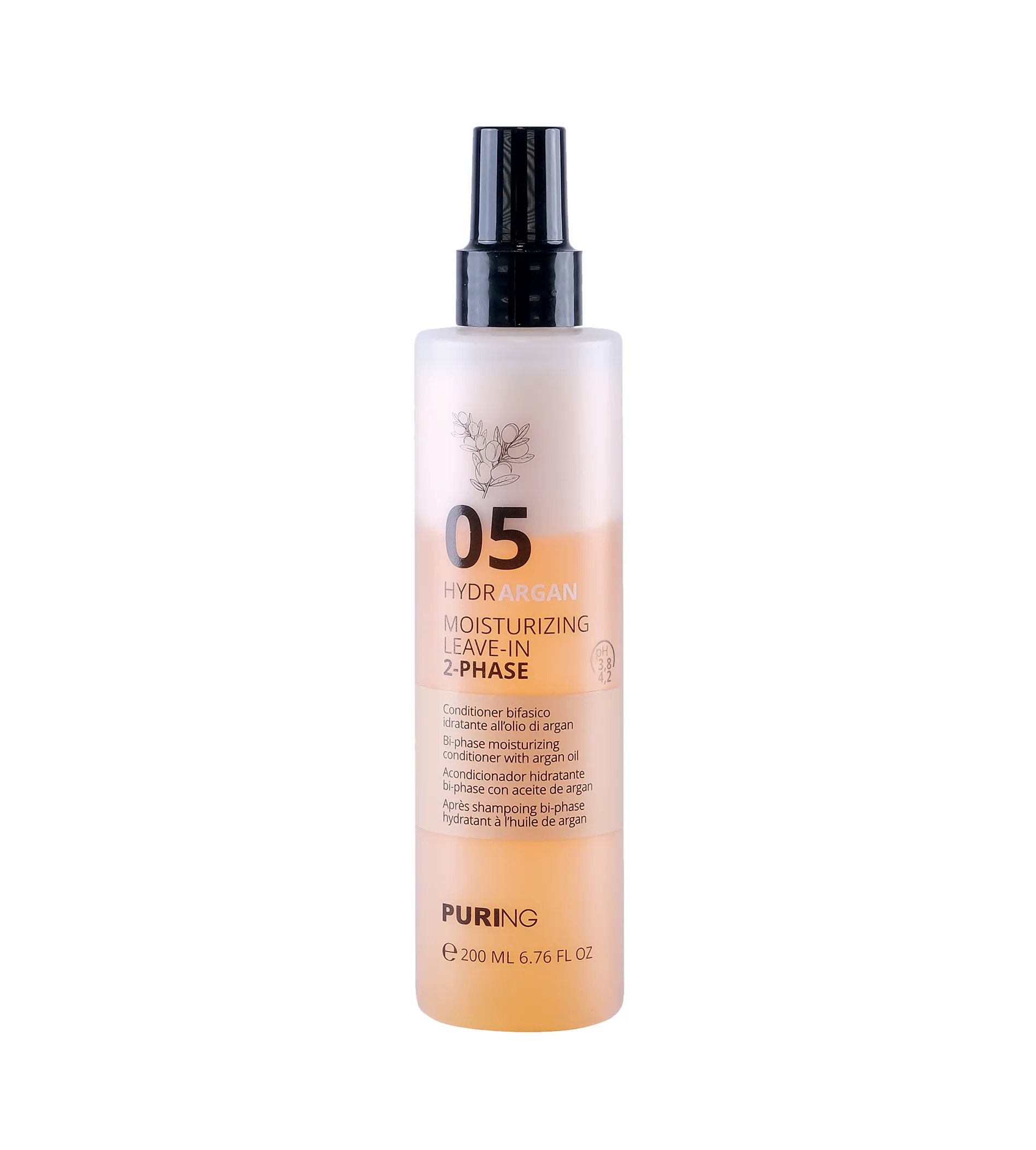PURING 05 Hydrargan Moisturizing Leave-In 2-Phase 200ml